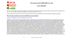 Desktop Screenshot of phge.com